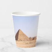 Gobelets En Papier Pyramides d'Égypte (Recto)