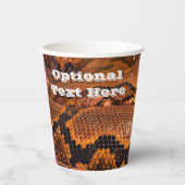 Gobelets En Papier Python Snake (Recto)