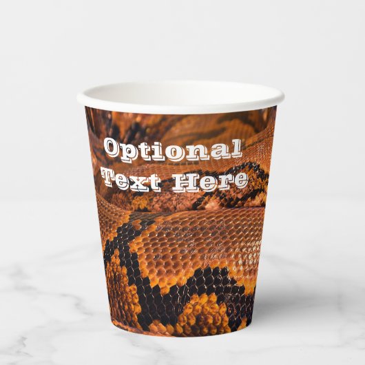 Gobelets En Papier Python Snake (Recto)