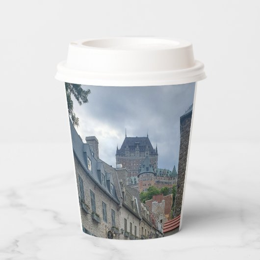 Gobelets En Papier Quartier historique de Québec (Verso)