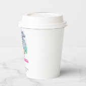 Gobelets En Papier Quatre Jours Magique Pastel Unicorn Quatrième Anni (Gauche)