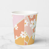 Gobelets En Papier Quatre par Super Retro Sunshine Daisy Anniversaire (Droite)