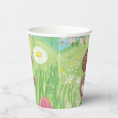 Gobelets En Papier Quatre petits hérissons dans la prairie (Droite)