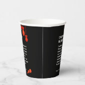 Gobelets En Papier QUE LE SEIGNEUR VOUS BÉNISSE Numéros 6 Fête de Noë (Droite)