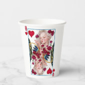 Gobelets En Papier Queen of Hearts Surdimensionné Graphisme, Jouer de (Recto)