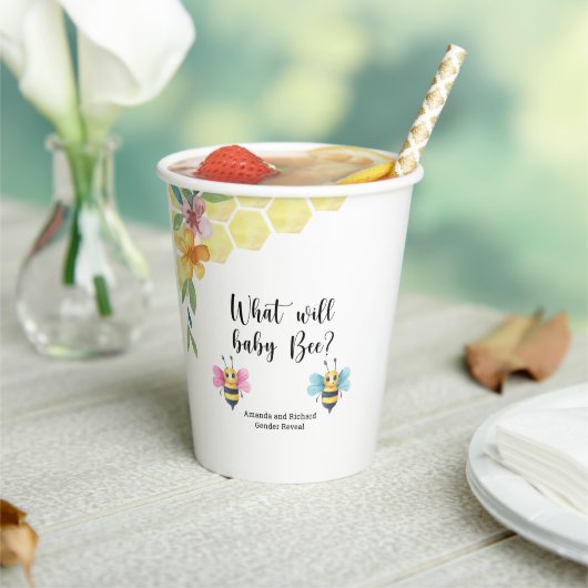 Gobelets En Papier Quel bébé sera (Insitu)