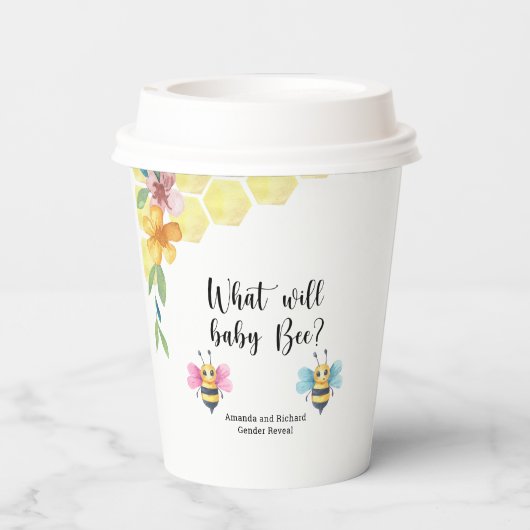 Gobelets En Papier Quel bébé sera (Verso)