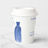 Gobelets En Papier Quelque chose de bleu avant de porter Fête des mar (Droite)