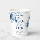 Gobelets En Papier Quelque chose de bleu avant que je ne fasse la dou (Recto)