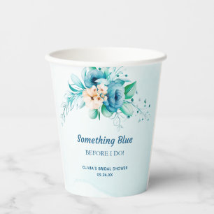 Gobelets En Papier Quelque chose de bleu avant que je ne fasse la fêt
