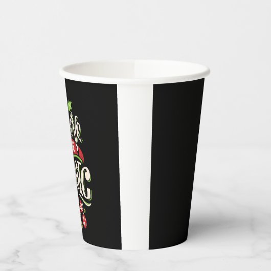 Gobelets En Papier quelquechose en magic christmas (Gauche)