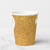 Gobelets En Papier Question Mark Bachelorette Gold Parties scintillan (Gauche)