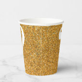 Gobelets En Papier Question Mark Bachelorette Gold Parties scintillan (Droite)