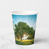 Gobelets En Papier Quiet Time With a Big Tree  (Verso)