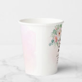 Gobelets En Papier Quinceanera 15e anniversaire Rustique Floral Custo (Droite)