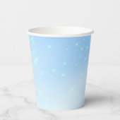 Gobelets En Papier Quinceanera Bleu Bébé (Verso)
