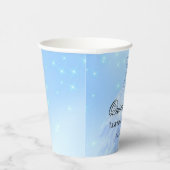 Gobelets En Papier Quinceanera Bleu Bébé (Droite)