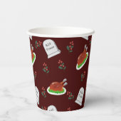 Gobelets En Papier R.I.P Turquie Coupes de Noël - style 3 (Verso)