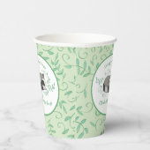 Gobelets En Papier Raccoon Baby shower Bois Animaux (Droite)