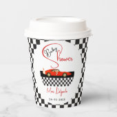 Gobelets En Papier Race Car Boy Baby Shower | Little Racer Party (Recto)