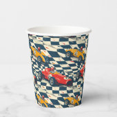 Gobelets En Papier Race Car Paper Cups Birthday Party (Verso)
