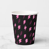 Gobelets En Papier Rad DEUX L'Os, Filles Éclair Rose (Verso)