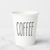 Gobelets En Papier RAE DUNN Inspiré Café Moderne (Verso)