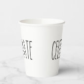 Gobelets En Papier RAE DUNN Inspiré Célébrer Simple Sous-déclaré (Gauche)