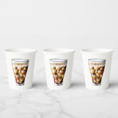 Gobelets En Papier Rafraîchir la boisson de soda glacée froide avec b