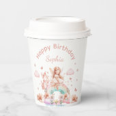 Gobelets En Papier Rainbow Fairy Girl Magic Teapot Anniversaire (Recto)