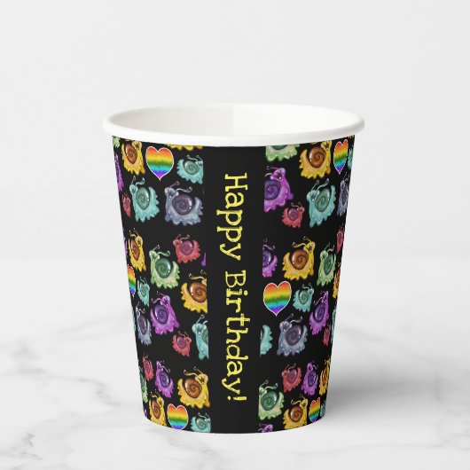 Gobelets En Papier Rainbow Snacks (Gauche)