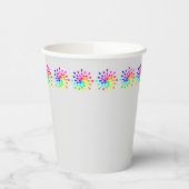 Gobelets En Papier Rainbow teardrops (Gauche)