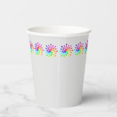 Gobelets En Papier Rainbow teardrops (Droite)