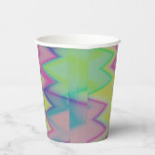 Gobelets En Papier Rainbow Zigzags (Droite)