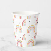 Gobelets En Papier Rainbows et Hearts Fête d'anniversaire (Droite)