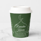 Gobelets En Papier Ramadan Kareem (Verso)