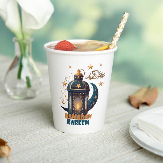 Gobelets En Papier Ramadan Kareem Moubarak ramadan 2024 (Insitu)