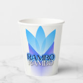 GOBELETS EN PAPIER RAMBO (Recto)