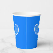 Gobelets En Papier Raquettes de tennis Blue Background Party (Droite)