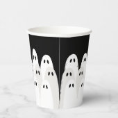 Gobelets En Papier Rassemblement de fantômes Halloween (Droite)