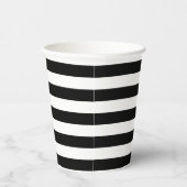 Gobelets En Papier Rayure noire (Droite)