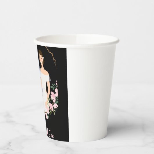 Gobelets En Papier Réception de mariage sur mesure (Gauche)