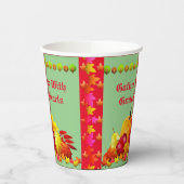 Gobelets En Papier Récolte d'action de grâce (Gauche)