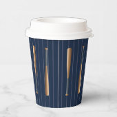 Gobelets En Papier Red and Blue Baseball Birthday (Droite)