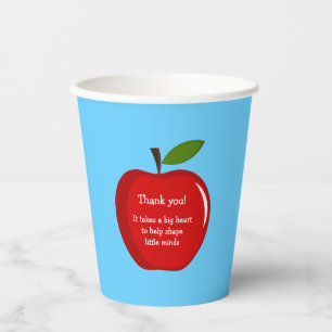 Gobelets En Papier Red Apple Enacher Appréciation Coupes de papier