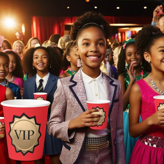 Gobelets En Papier Red Carpet Première Anniversaire de la soirée de c