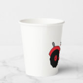 Gobelets En Papier Red Farm Tractor Vehicle (Droite)