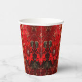 Gobelets En Papier Red Flower Holiday Paper Cups (Droite)