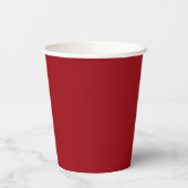 Gobelets En Papier Red|Gold Graduated Class Year Paper Cups (Verso)