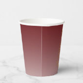 Gobelets En Papier Red Gold Inspirational Christmas Tree Peace Joy (Droite)